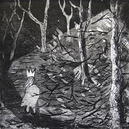 Darkness and Light, etching